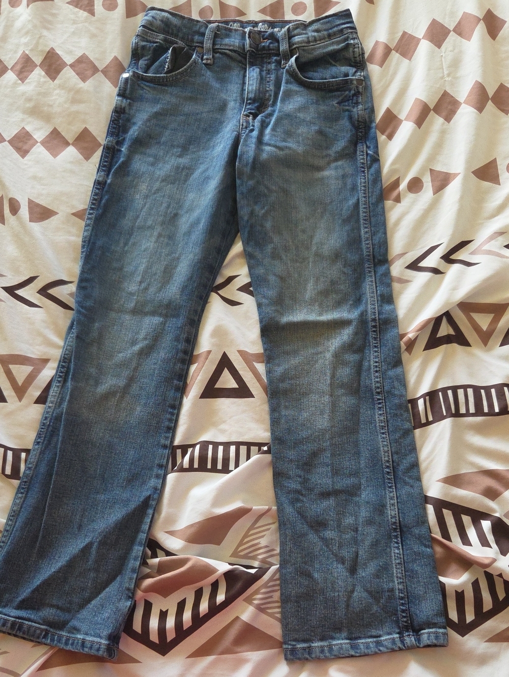 Wrangler Retro Boys Blue Flared Jeans